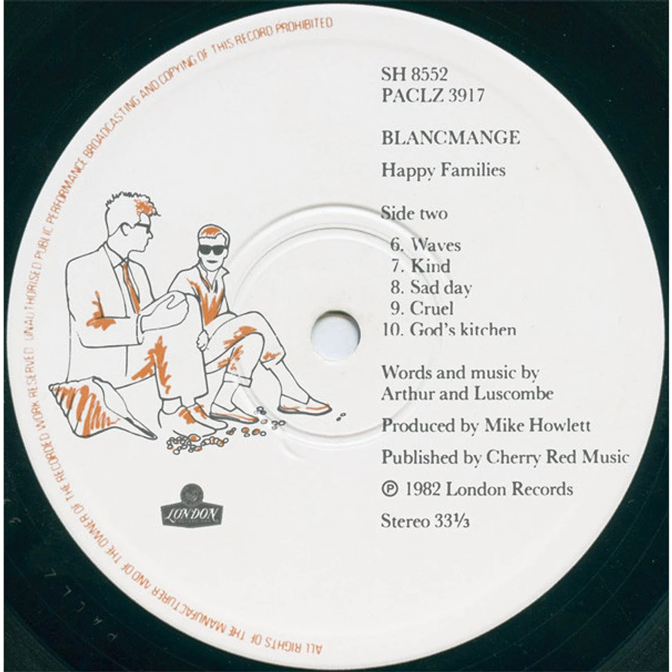 Blancmange - Happy Families