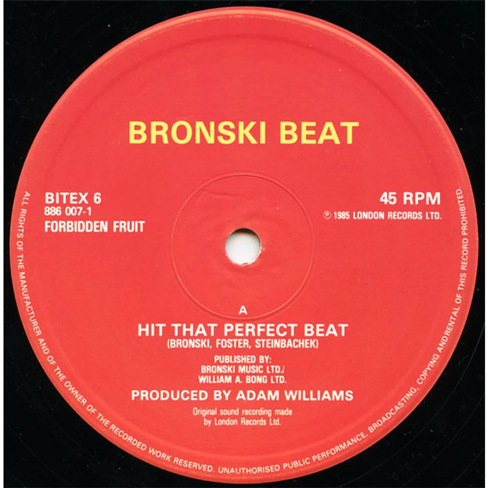 Bronski Beat - Hit That Perfect Beat