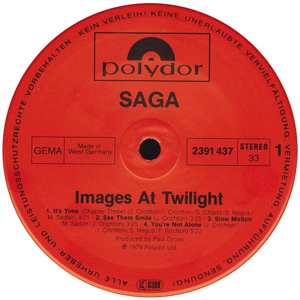 Saga - Images At Twilight