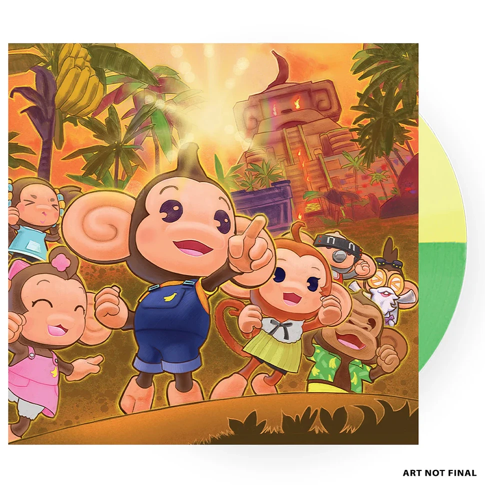 V.A. - OST Super Monkey Ball Banana Rumble Green Yellow Split Vinyl Edition