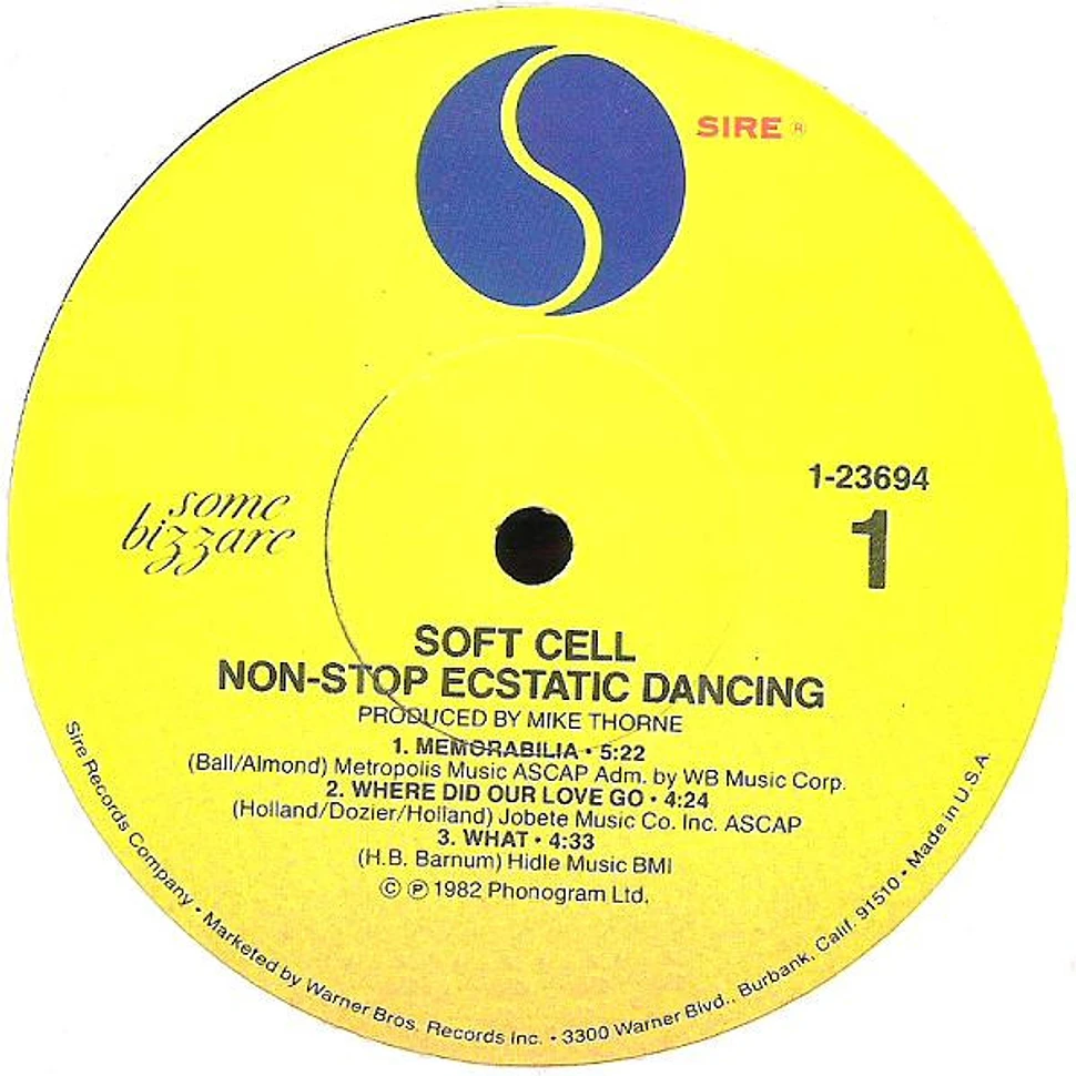 Soft Cell - Non-Stop Ecstatic Dancing