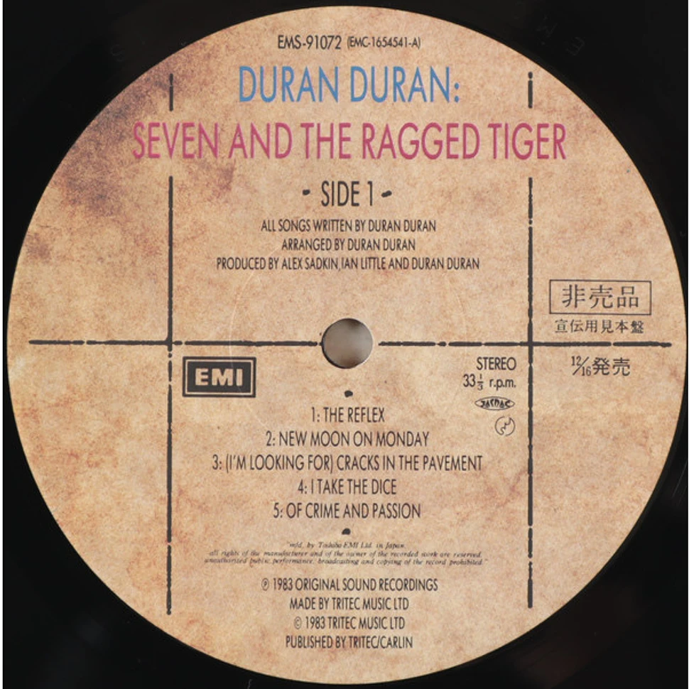 Duran Duran - Seven And The Ragged Tiger