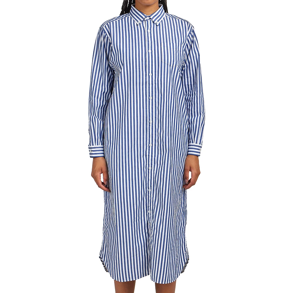 Beams Boy - Stripe Button Down Long sleeve Shirt Dress