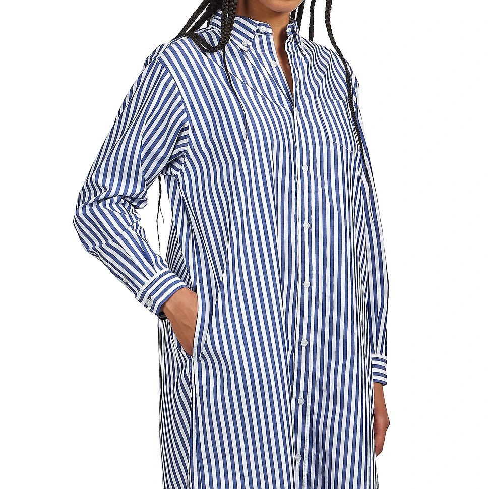 Beams Boy - Stripe Button Down Long sleeve Shirt Dress