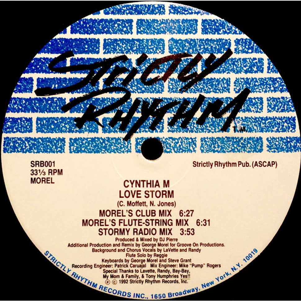 Cynthia M - Love Storm