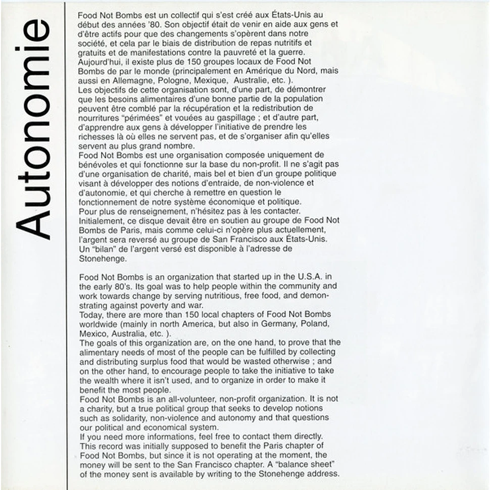 V.A. - Autonomie Volume 1