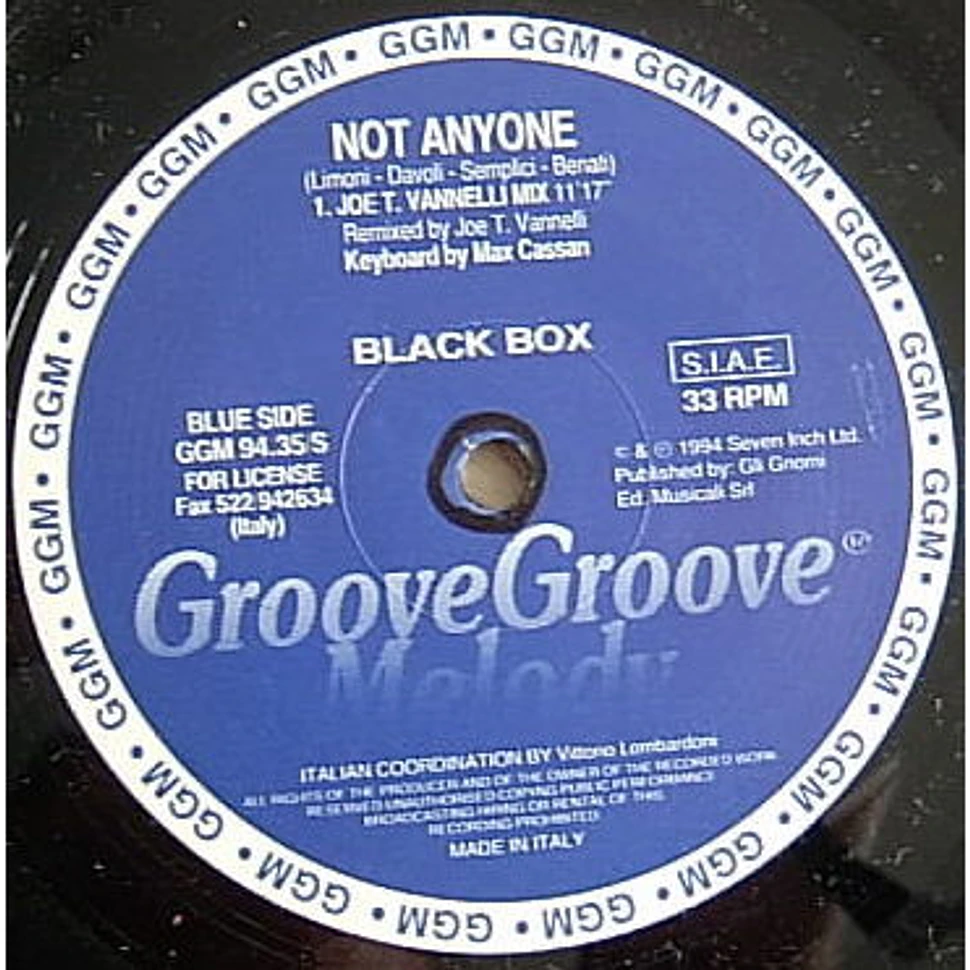 Black Box - Not Anyone