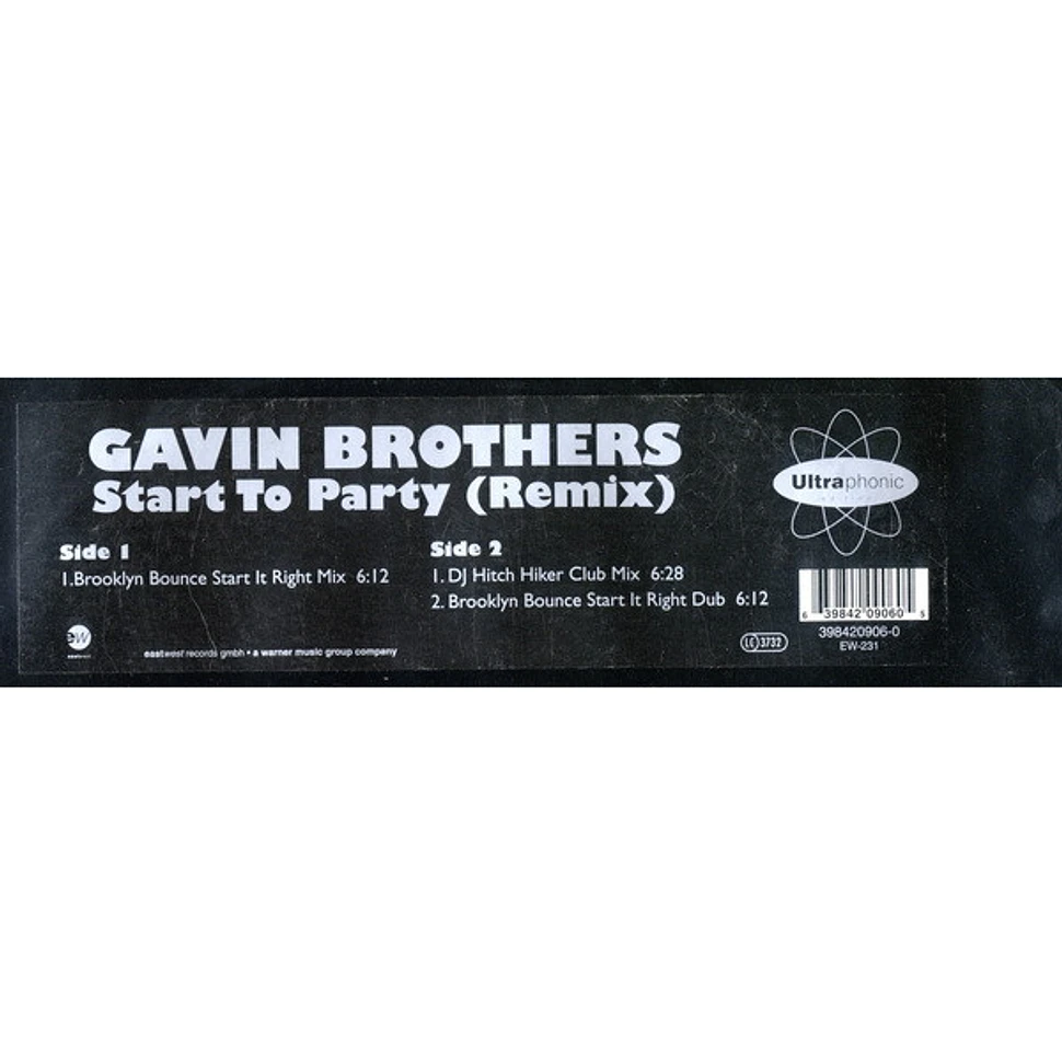 Gavin Brothers - Start To Party (Remix)