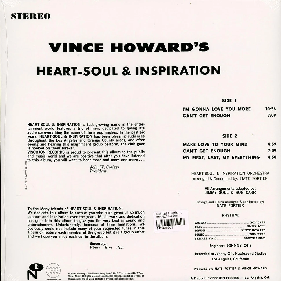 Heart-Soul & Inspiration - Heart-Soul And Inspiration + 7" Clear Vinyl Edition