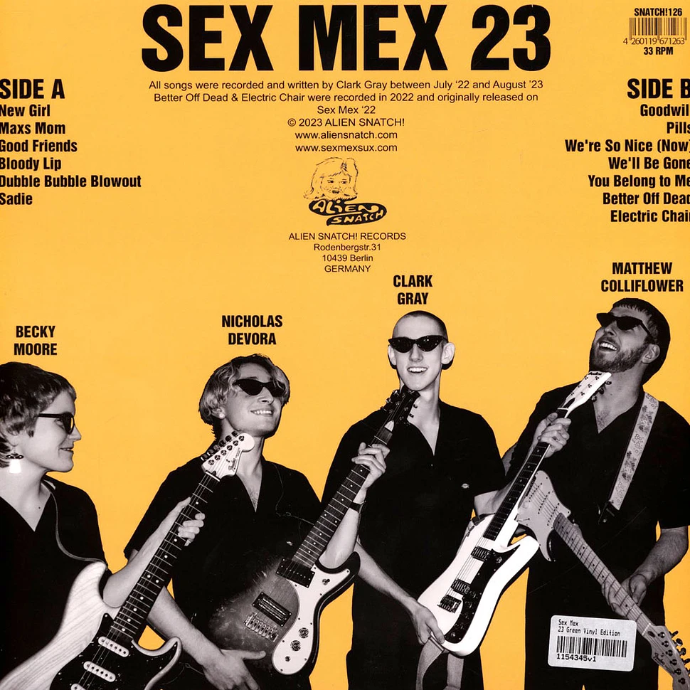 Sex Mex - 23 Green Vinyl Edition