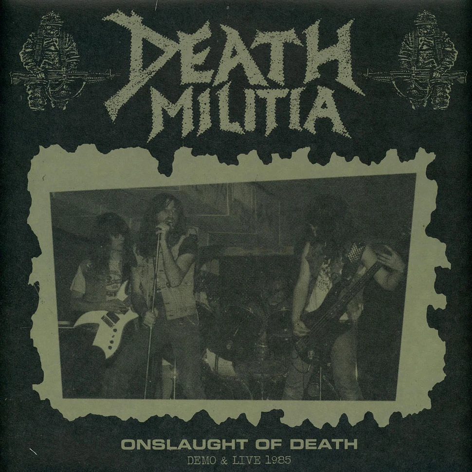 Death Militia - Onslaught Of Death: Demo & Live 1985 Black Vinyl Edition