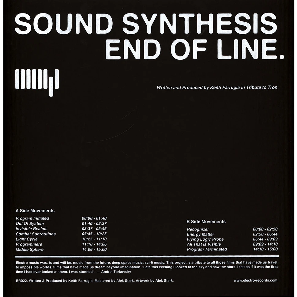 Sound Synthesis - End Of The Line. (In Tribute To Tron)