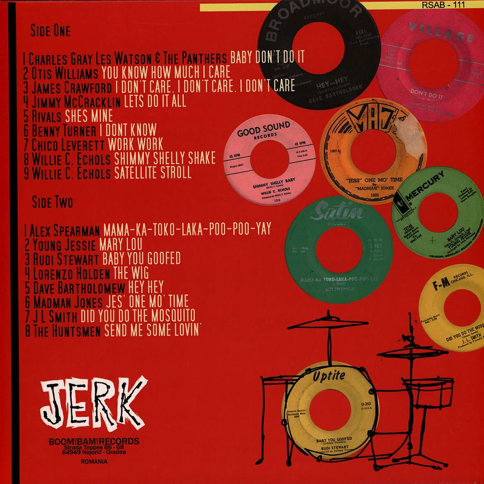 V.A. - Jerk Boom Bam Volume 1 - Greasy Rhythm & Soul Party