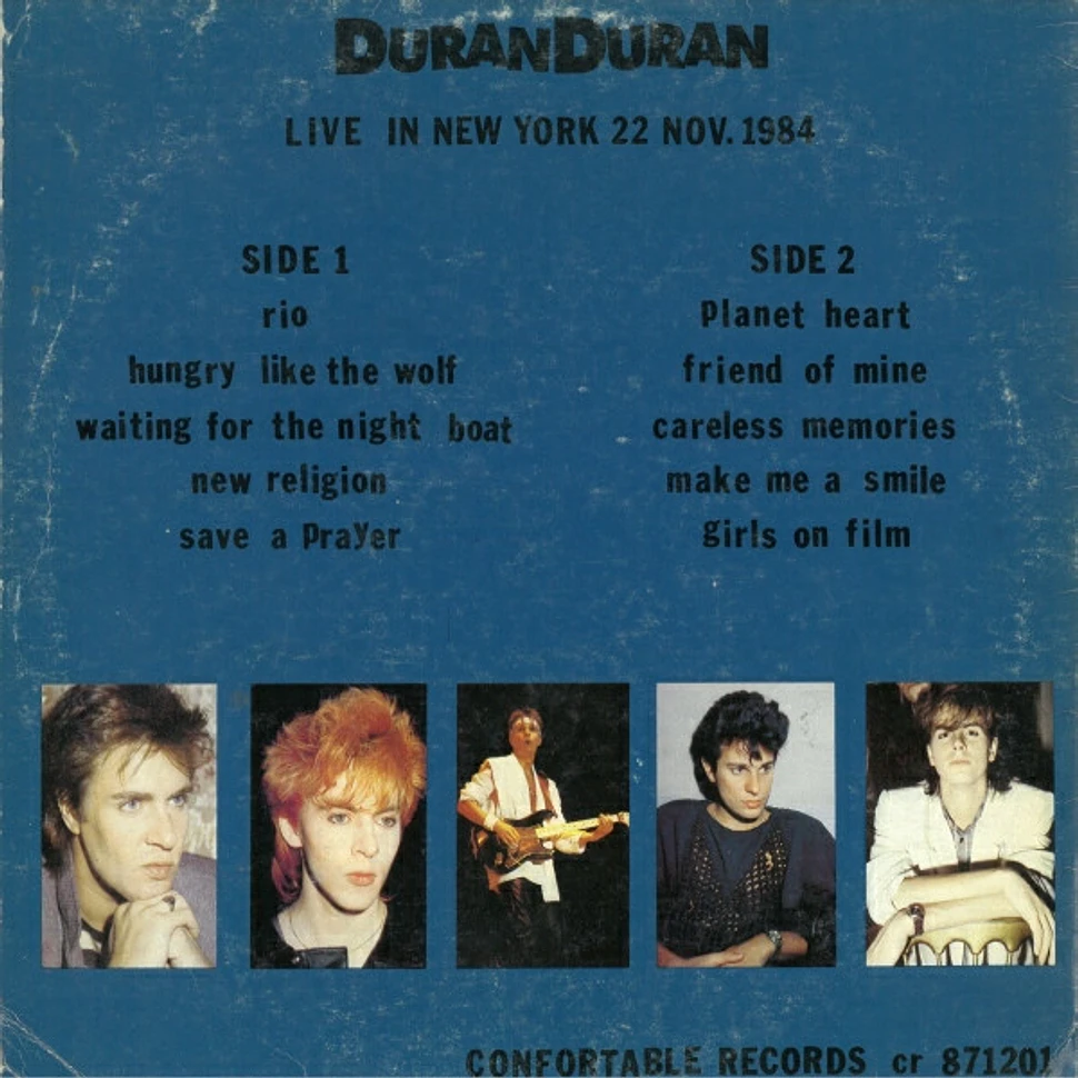 Duran Duran - Live in N.Y. City Nov. 1984