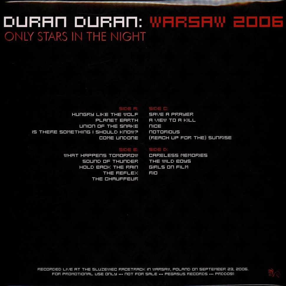 Duran Duran - Only Stars In The Night Warsaw 2006