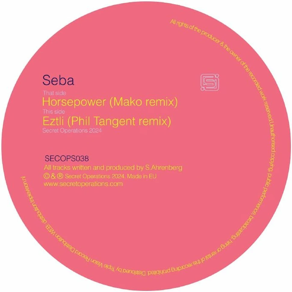 Seba - Mako/Phil Tangent Remixes Pink Marbled Vinyl Edition