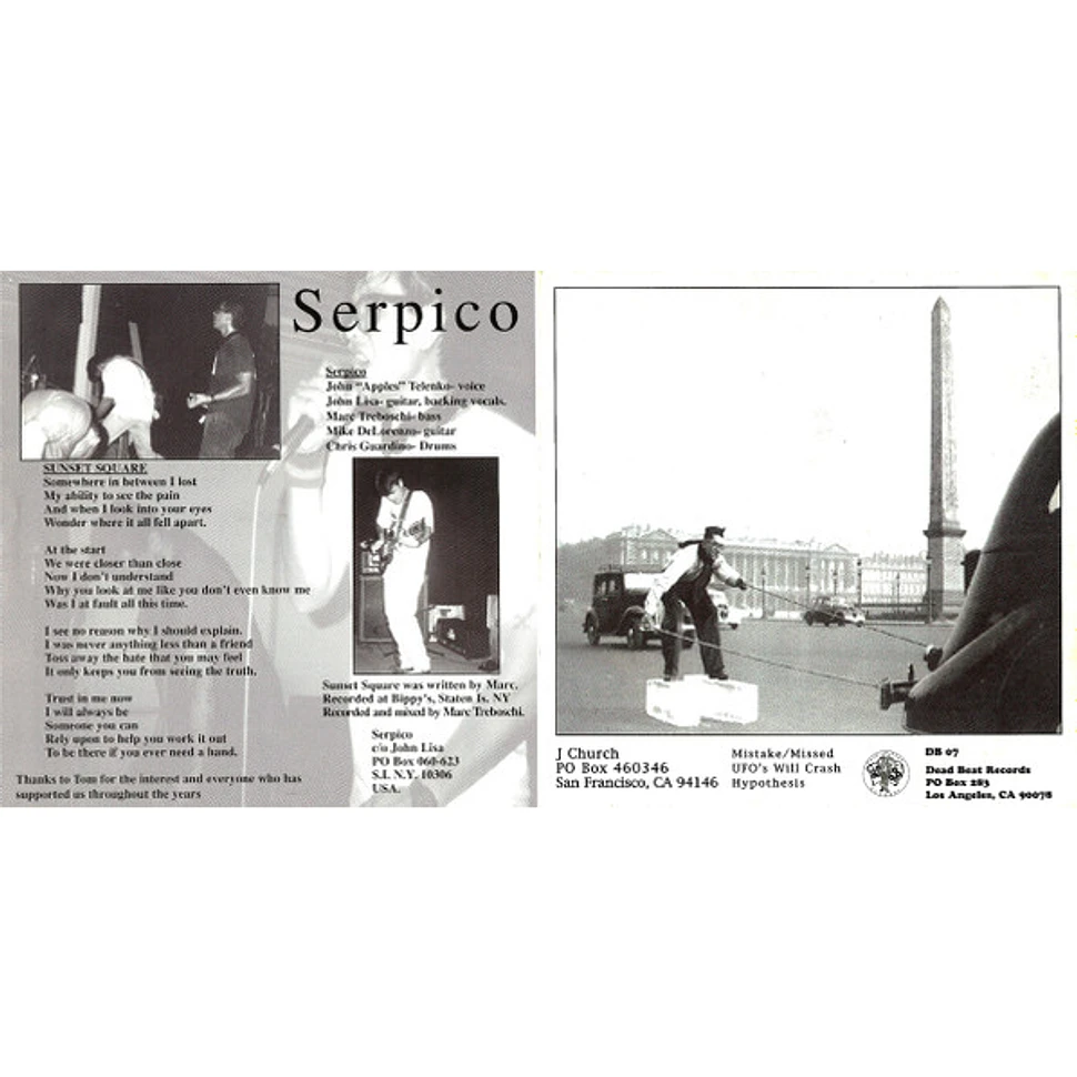 J Church / Serpico - J Church / Serpico