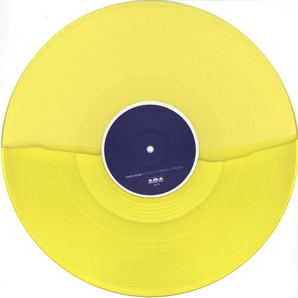 Have Heart - Songs To Scream At The Sun Yellow Vinyl Edition