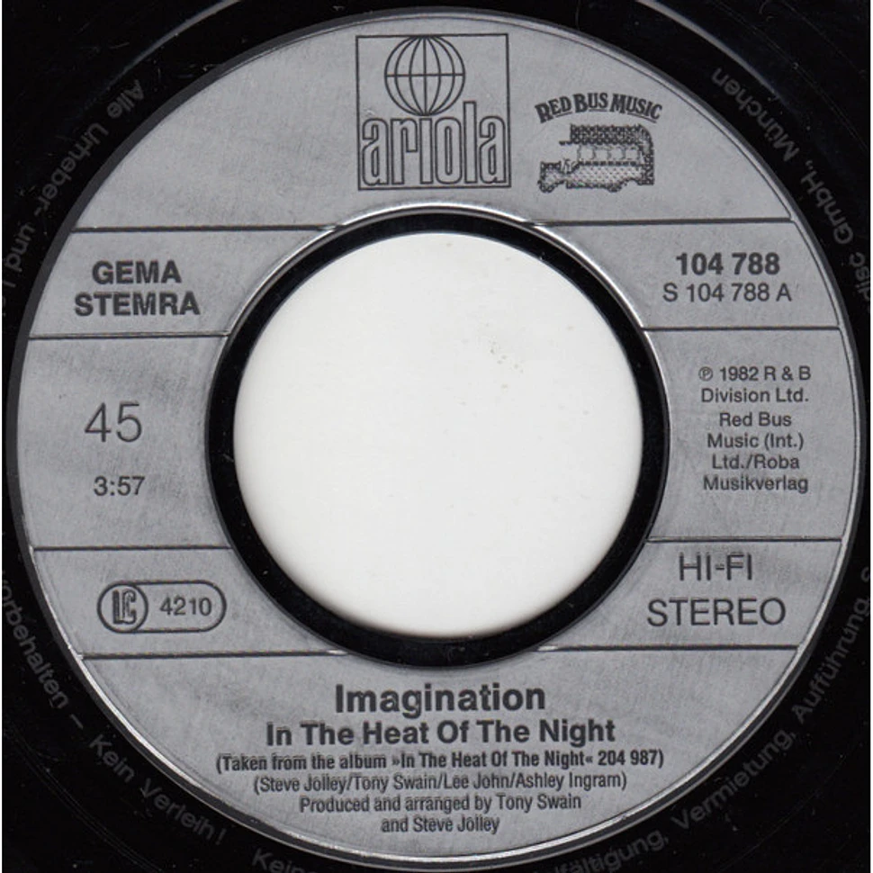 Imagination - In The Heat Of The Night / Heart 'N Soul