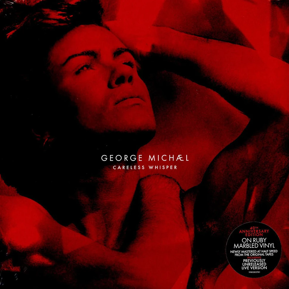 George Michael - Careless Whisper Red Marbled Vinyl Edition