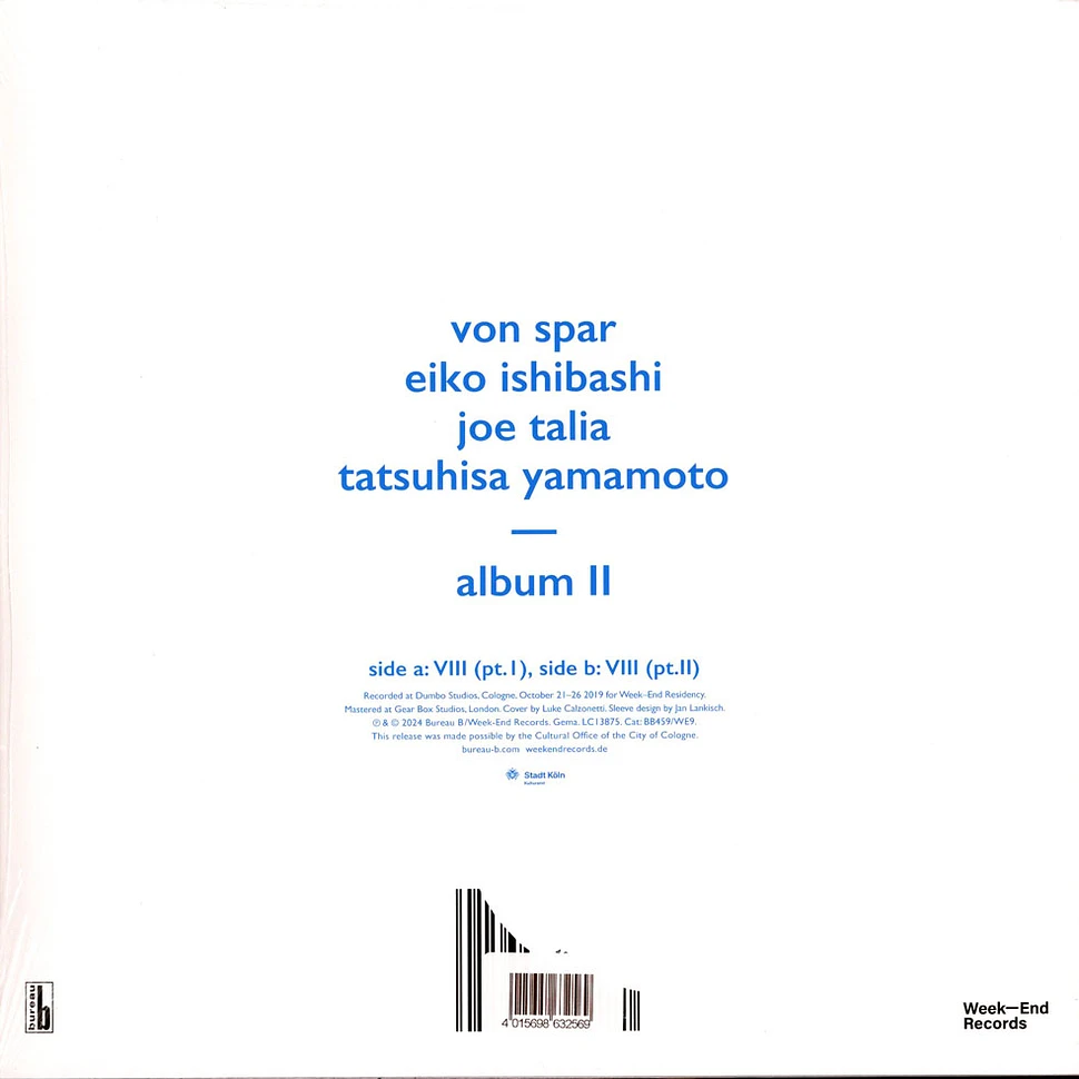 Von Spar / Eiko Ishibashi / Joe Talia / Tatsuhiro Yamamoto - Album II Black Vinyl Edition