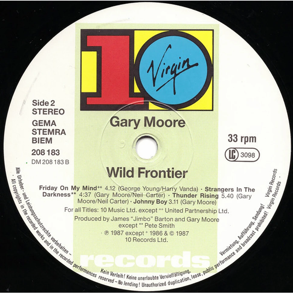 Gary Moore - Wild Frontier