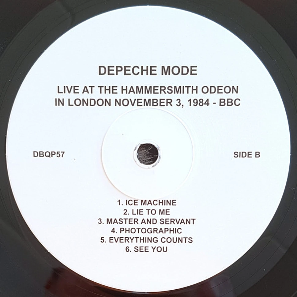 Depeche Mode - Live (Hammersmith Odeon London November 3, 1984)