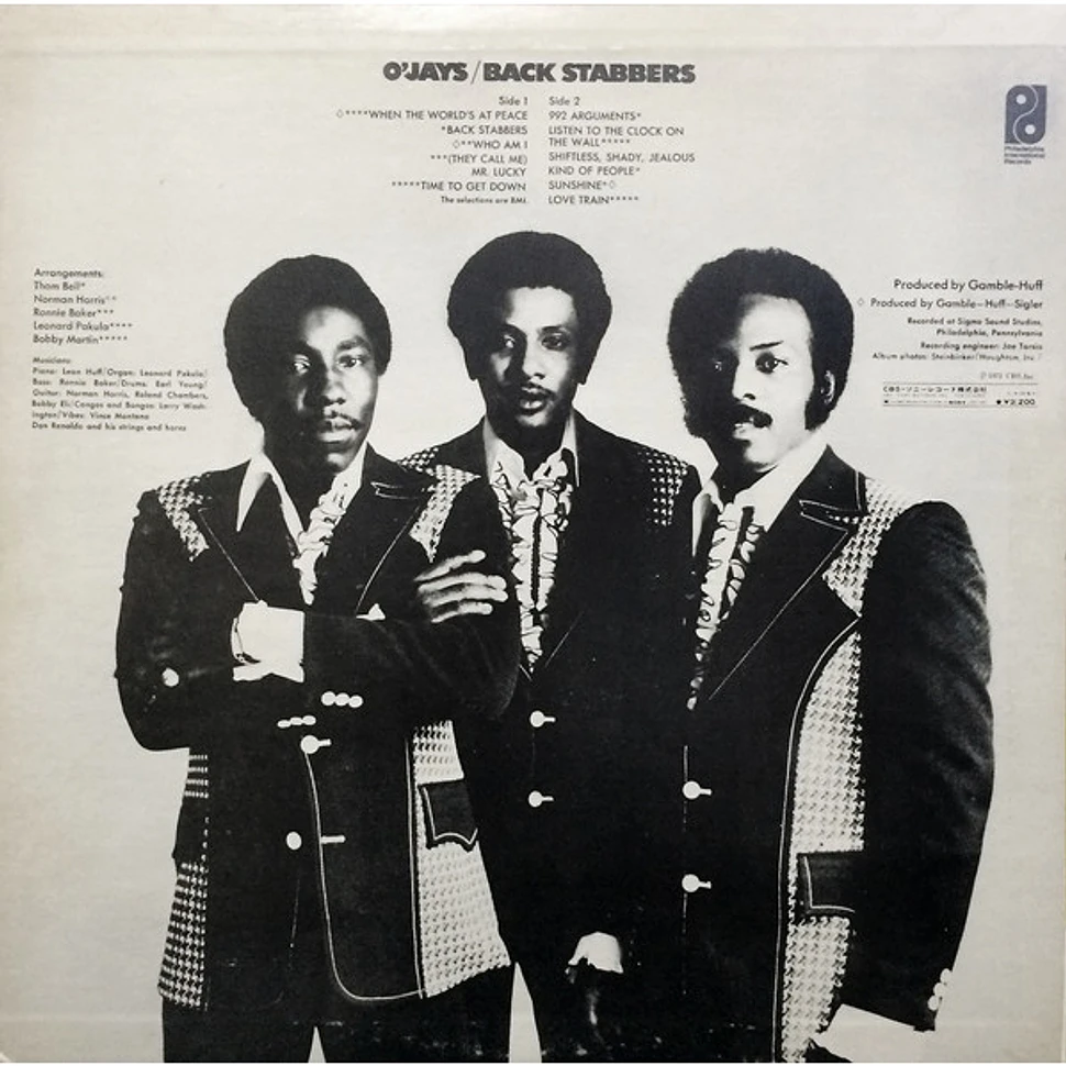 The O'Jays - Back Stabbers