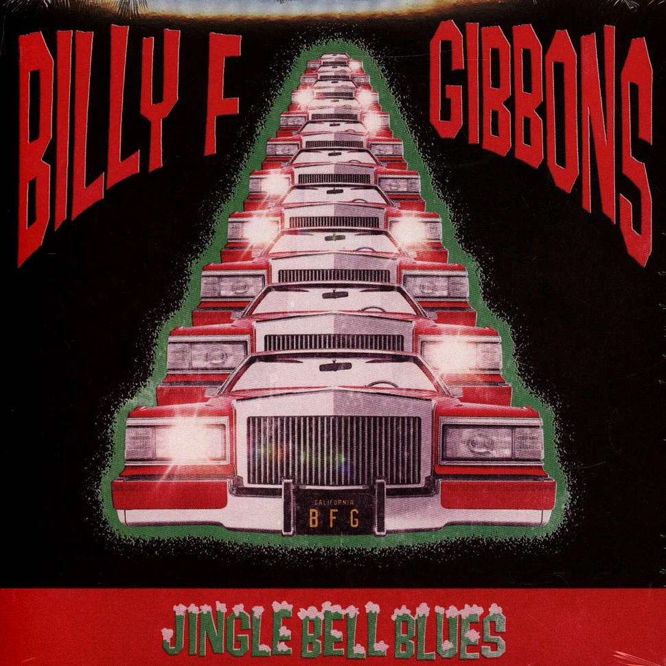 Billy F Gibbons - Jingle Bell Blues Translucent Red Vinyl Editoin