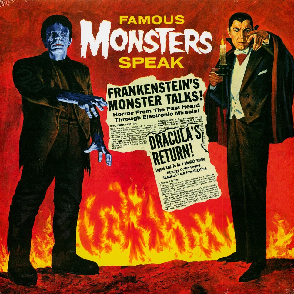 Gabriel Dell - Famous Monsters Speak Red / Black Vinyl Edition