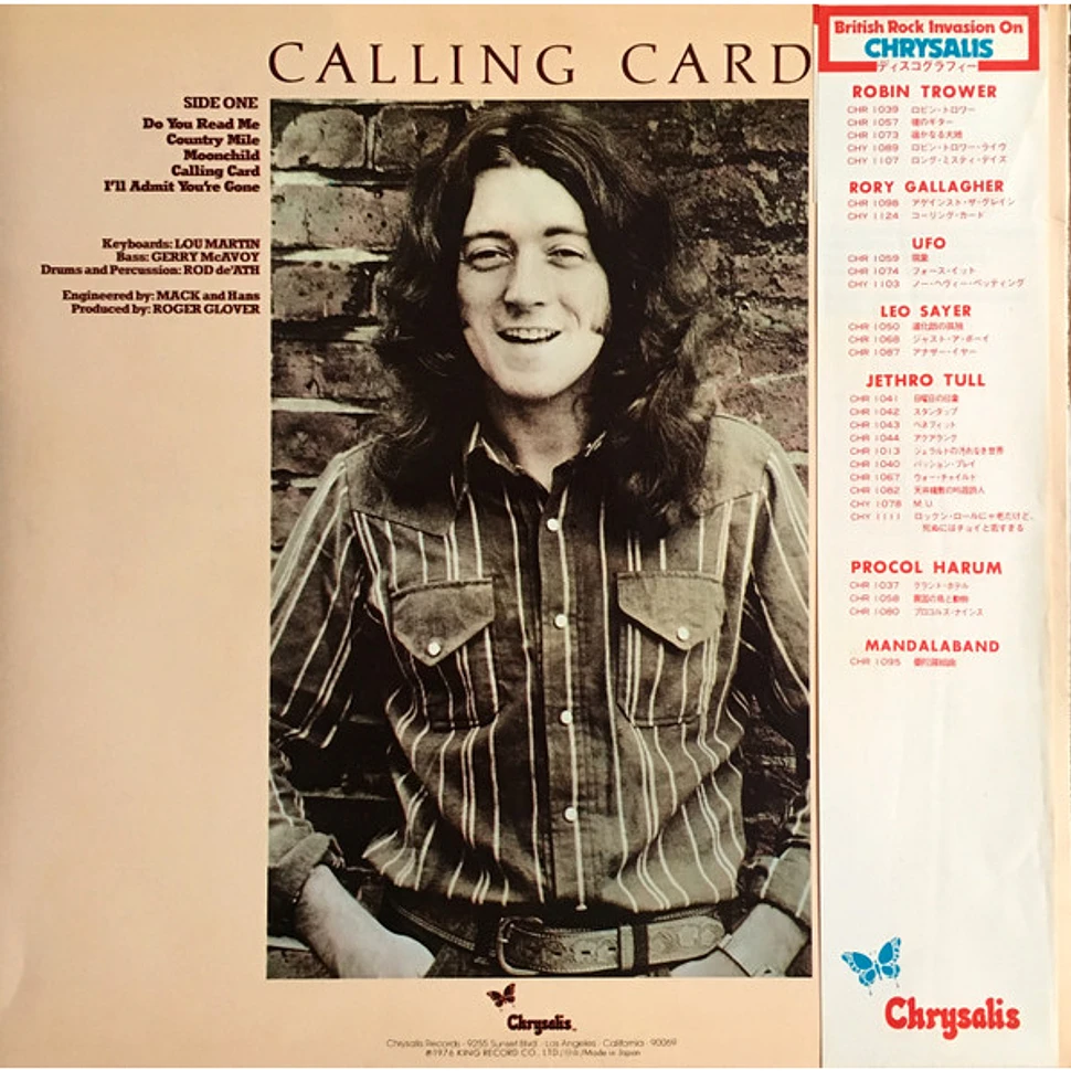 Rory Gallagher - Calling Card