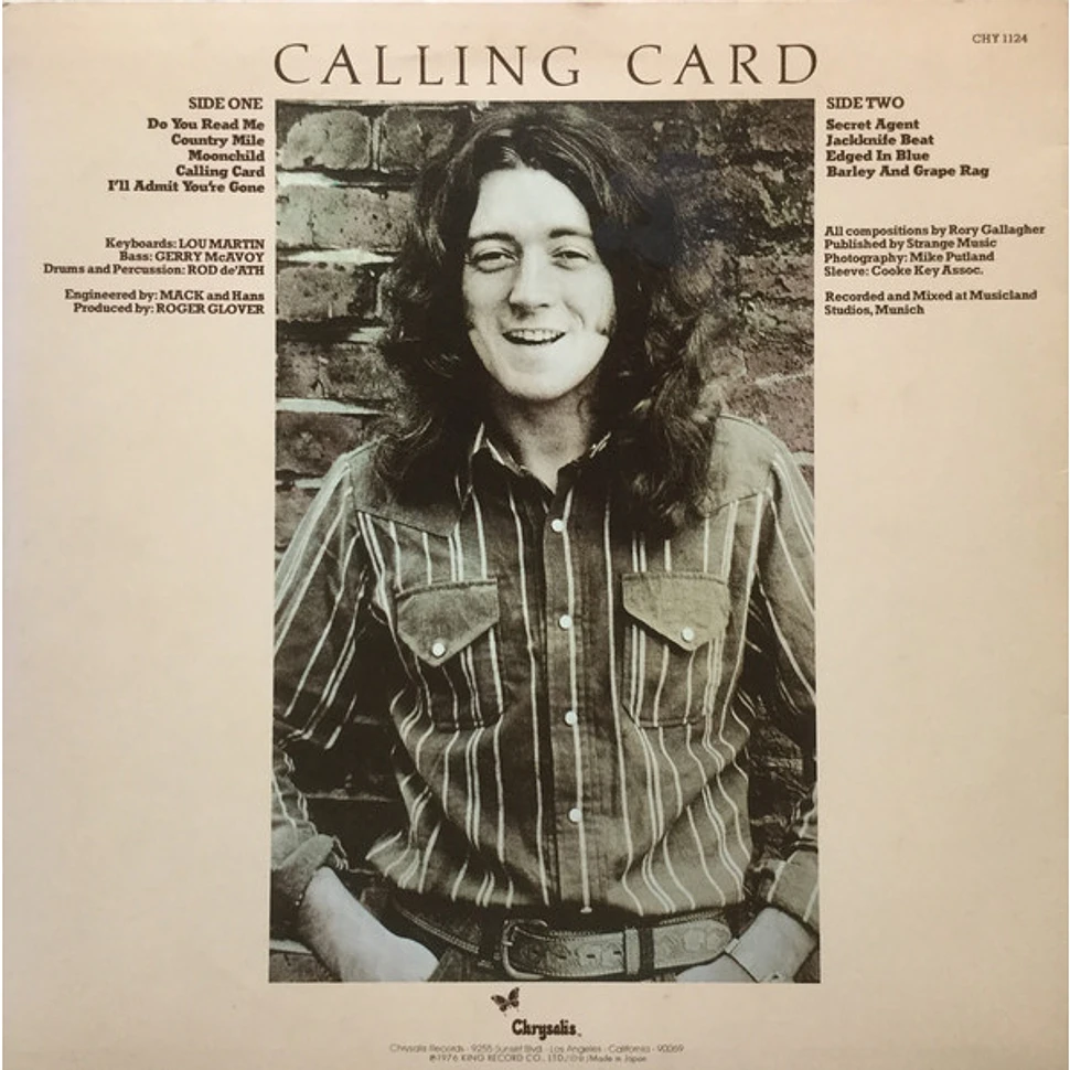 Rory Gallagher - Calling Card