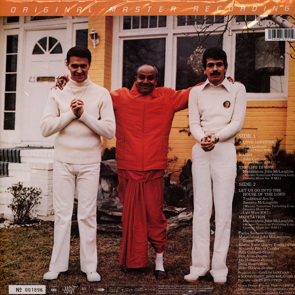 Carlos Santana / Mahavishnu John - Love Devotion Surrender Supervinyl 180g Vinyl Edition