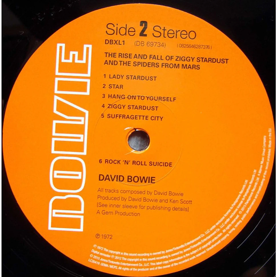 David Bowie - The Rise And Fall Of Ziggy Stardust And The Spiders From Mars