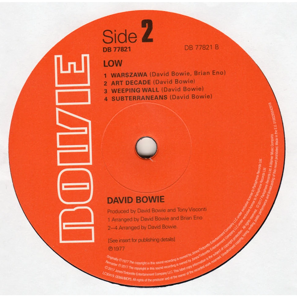 David Bowie - Low