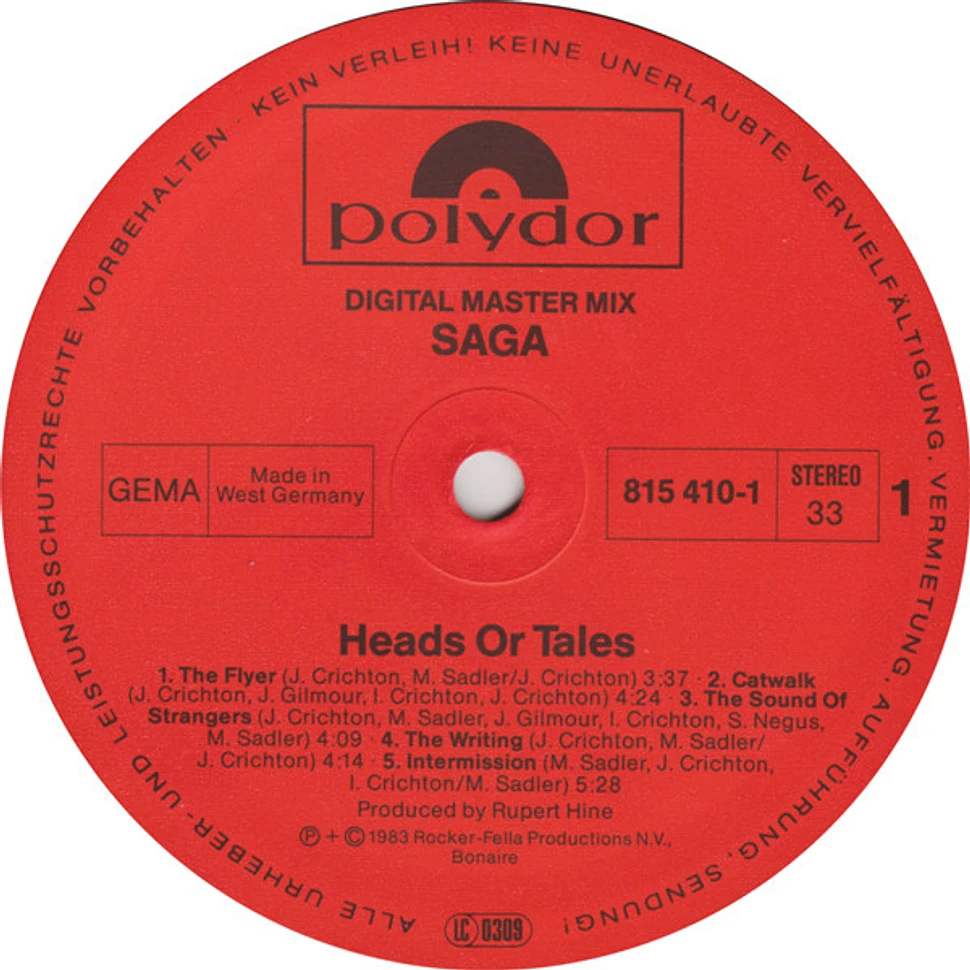 Saga - Heads Or Tales