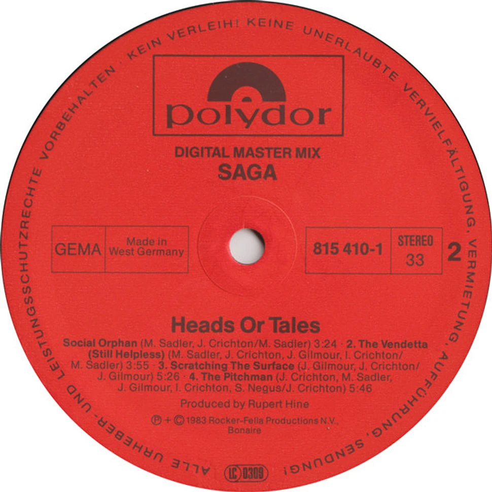 Saga - Heads Or Tales