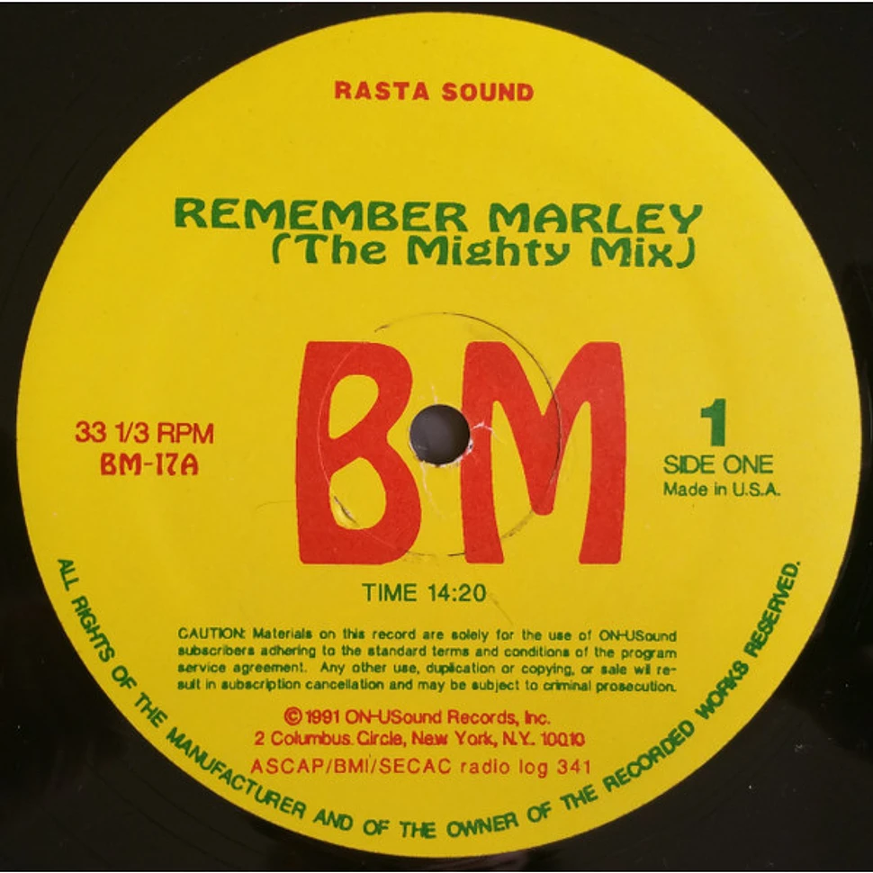 Bob Marley / Various - Remember Marley (The Mighty Mix) / The Sun-Splash Mix