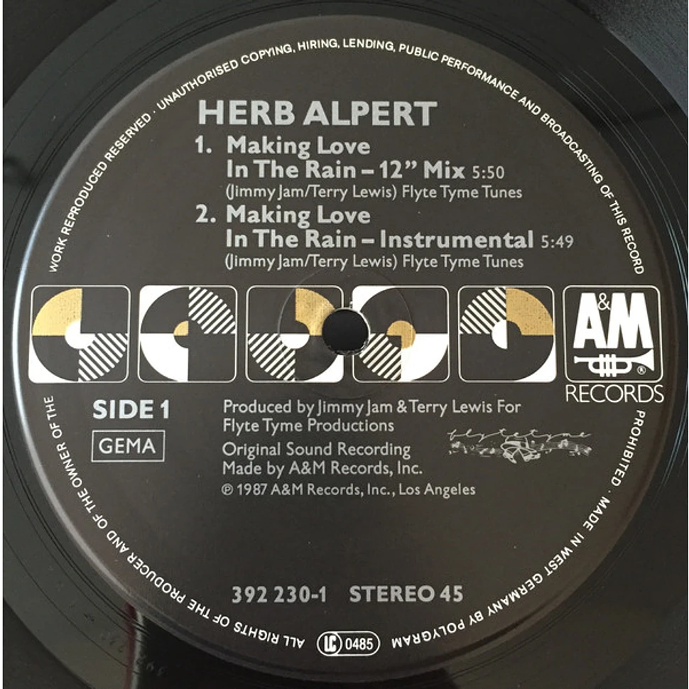 Herb Alpert - Making Love In The Rain