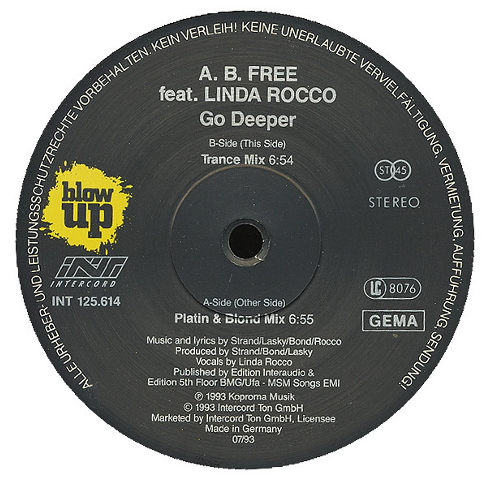 A.B. Free Feat. Linda Rocco - Go Deeper