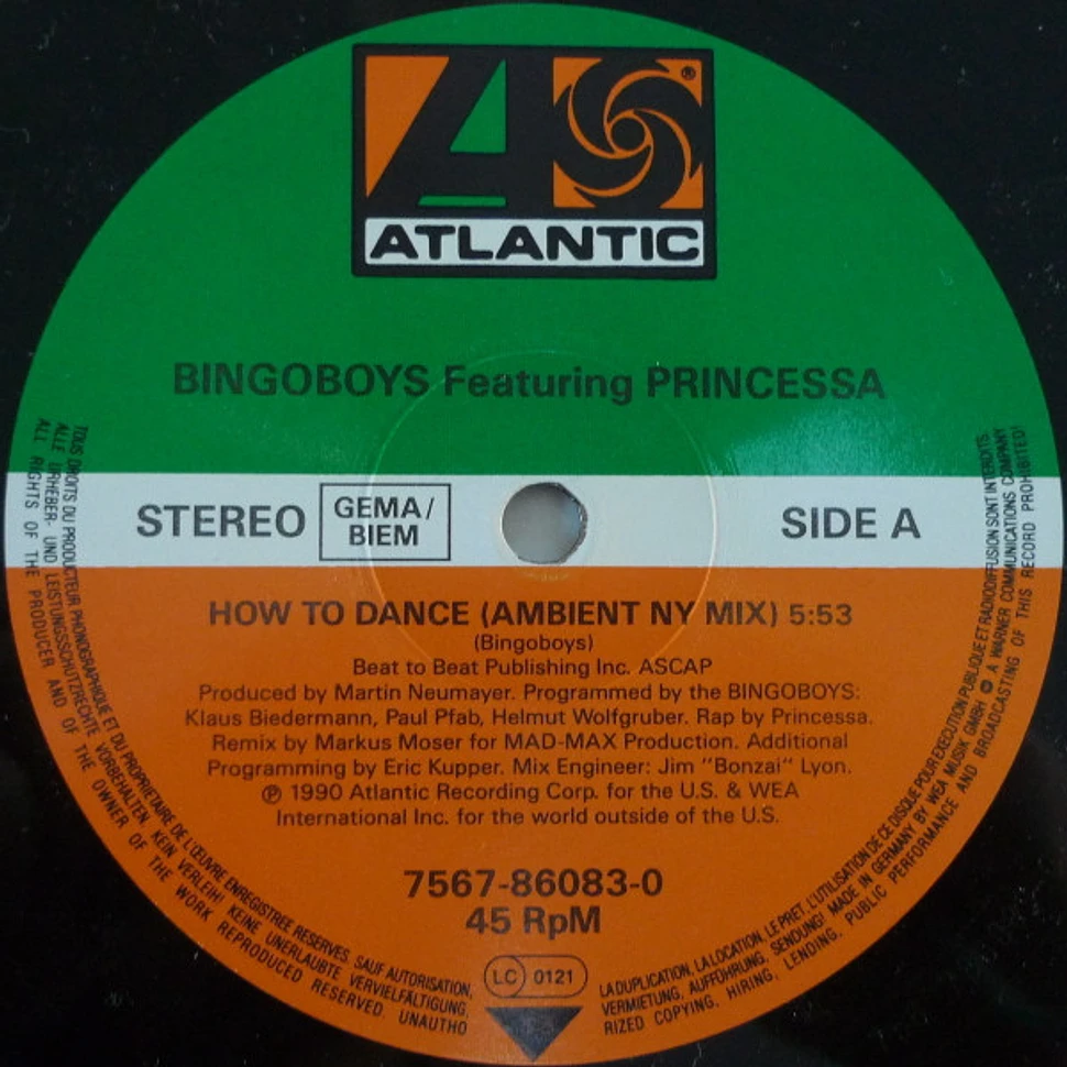 Bingoboys Featuring Princessa - How To Dance