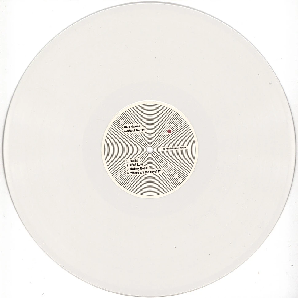 Blue Hawaii - Under 1 House White Vinyl Editoin