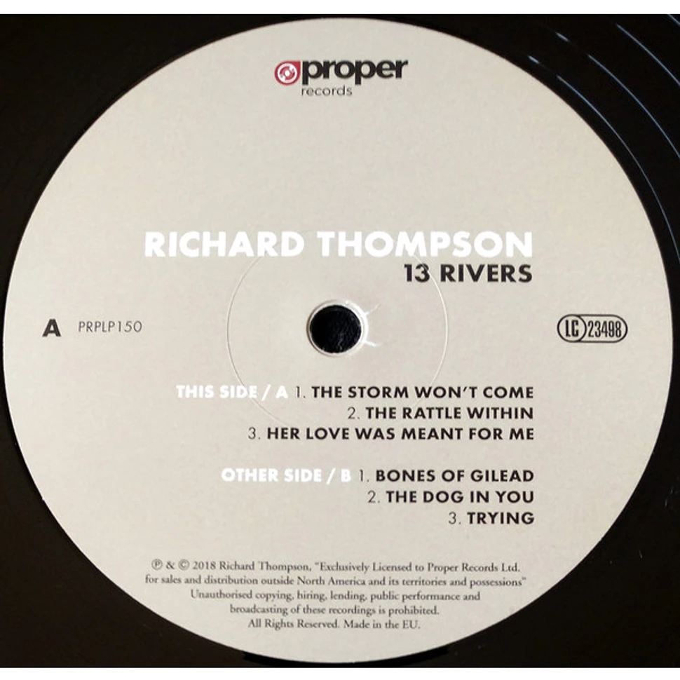 Richard Thompson - 13 Rivers