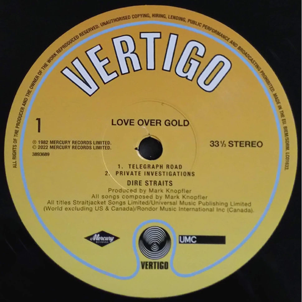 Dire Straits - Love Over Gold