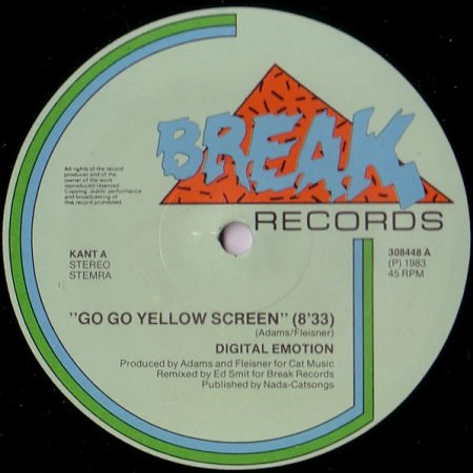 Digital Emotion - Go Go Yellow Screen