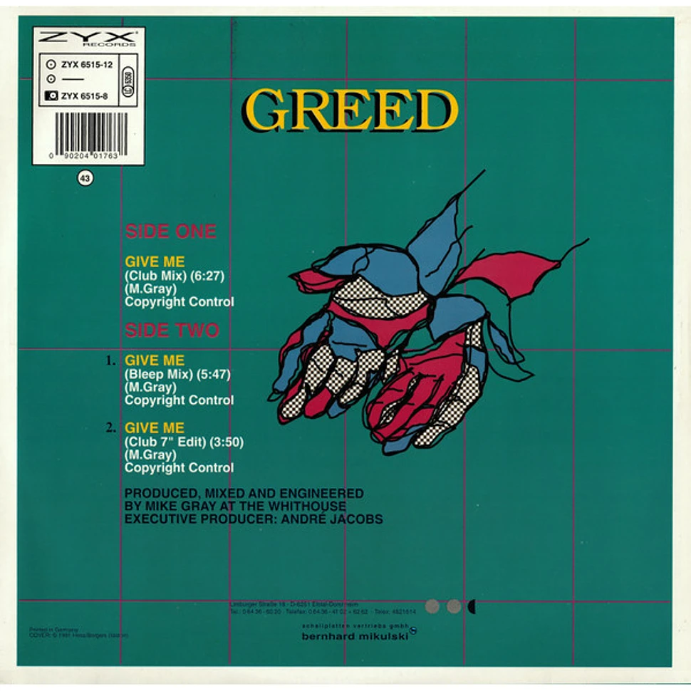 Greed - Give Me