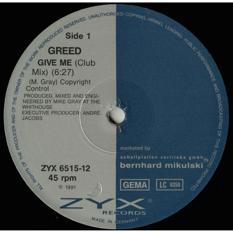 Greed - Give Me