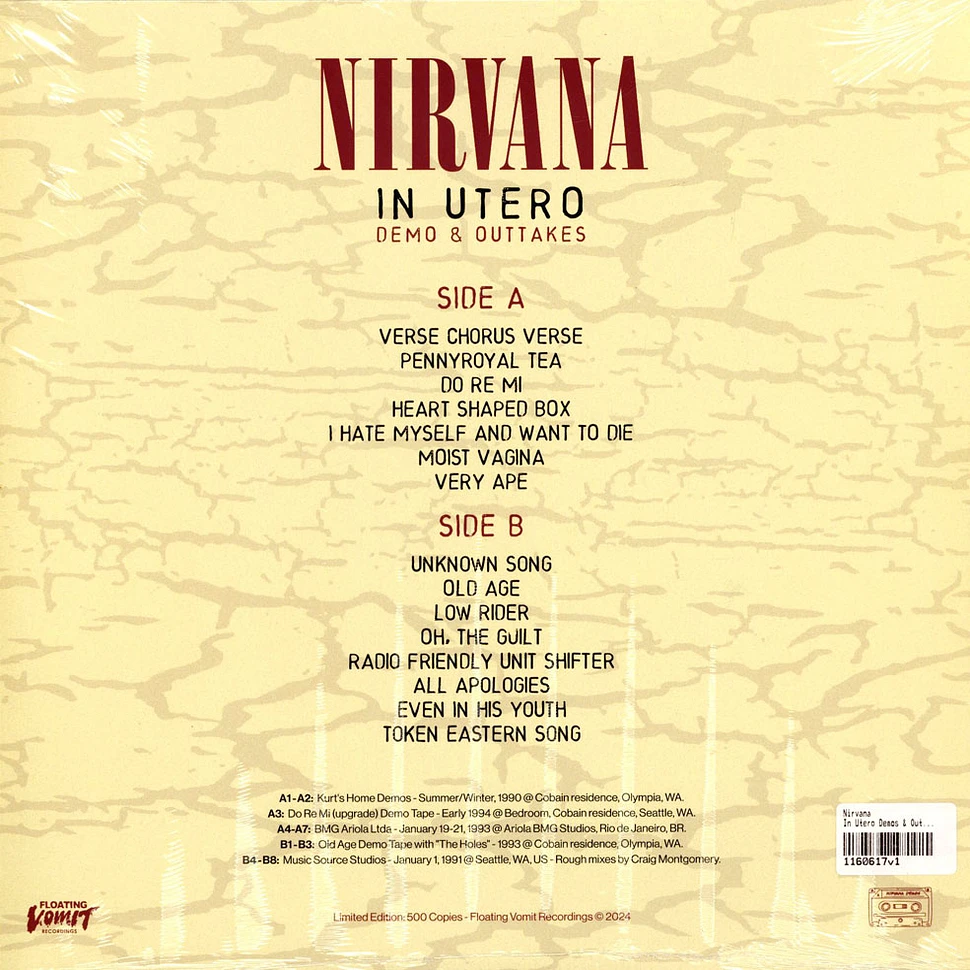 Nirvana - In Utero Demos & Outtakes