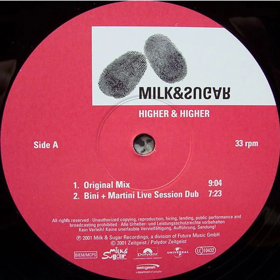 Milk & Sugar - Higher & Higher