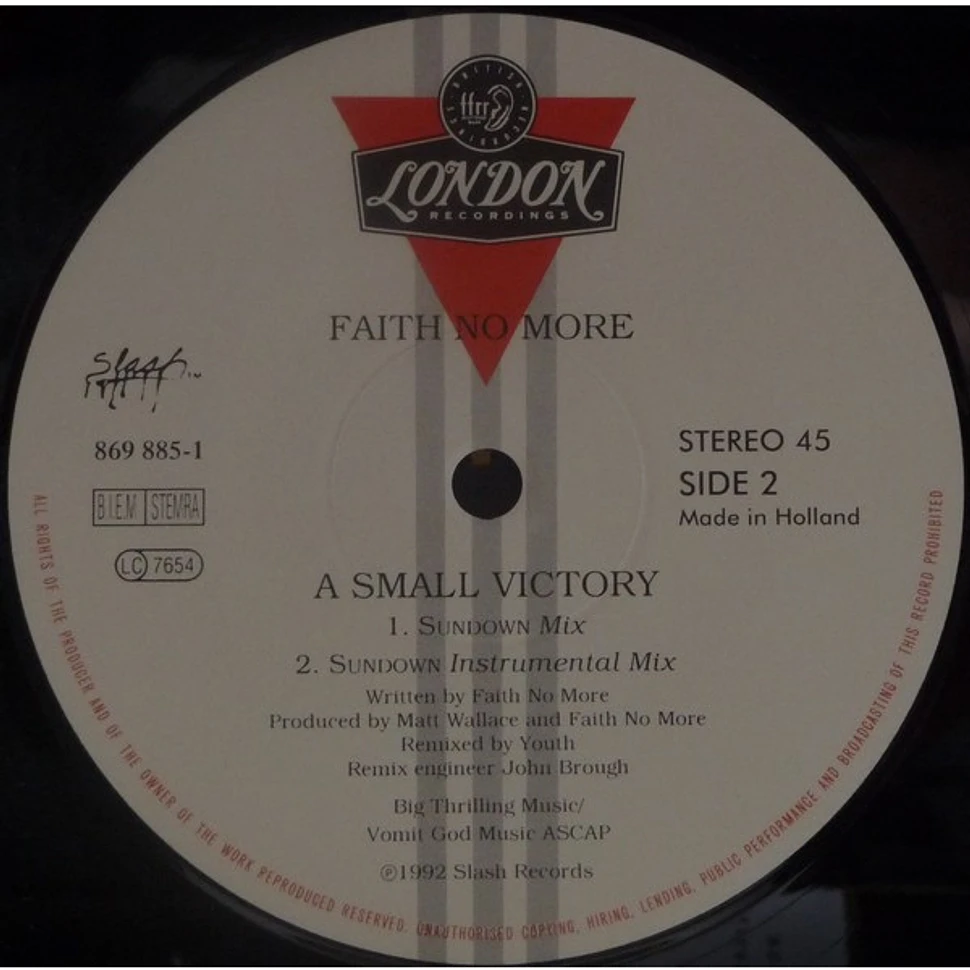 Faith No More - A Small Victory (Remixed By Youth)